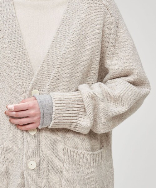 GALERIE VIE（ギャルリー ヴィー）の「ファインウール Vネックロング