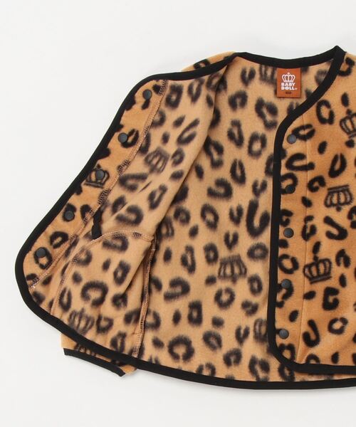 ヒョウ柄フリースジャケット 7653K（ジャージ）｜BABYDOLL（ベビー
