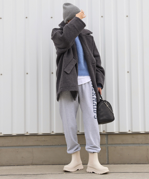 AP STUDIO（エーピーストゥディオ）の「ボアピーコート（ピーコート