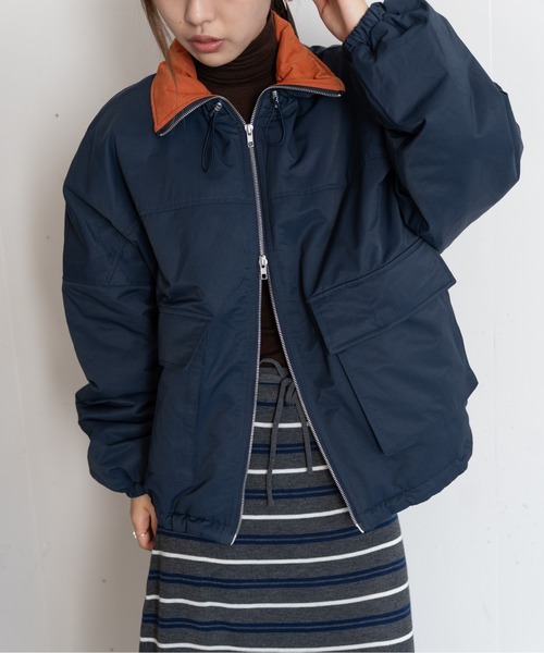 ダブルジップ 中綿ジャケット（ダウンジャケット/コート）｜hwyl