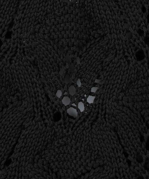 6（ロク）の「＜6(ROKU)＞LILY YARN SUKASHI KNIT CAMISOLE