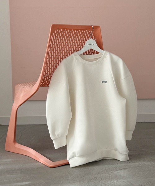 セール】【2026SS】ロゴ刺繍 ラグランスリーブ スウェット トップス