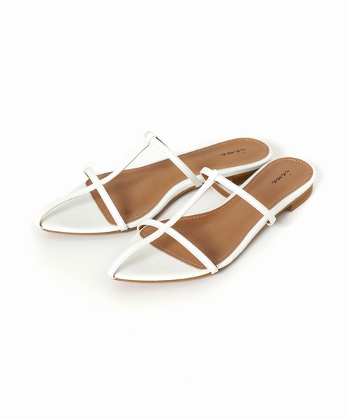IENA（イエナ）の「IENA ポインテッドフラットサンダル（サンダル