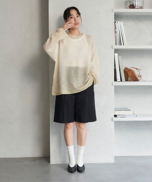 セール】FREAK'S STORE/フリークスストア The Yarn. モヘア 箔ニット