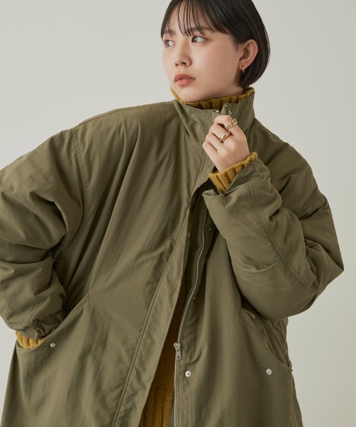 M-65 / 中綿ミリタリーモッズコート 撥水加工 / ウォッシャブル