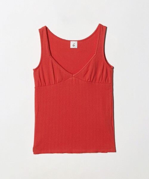 6(ROKU)＞パターンメッシュ キャミソール（キャミソール）｜6（ロク