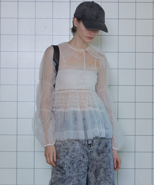 MAISON SPECIAL（メゾンスペシャル）の「Tulle Camisole Bolero