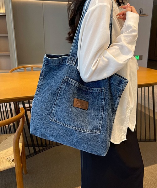 セール】デニムトートバッグ（トートバッグ）｜GLAMOROUS JANE