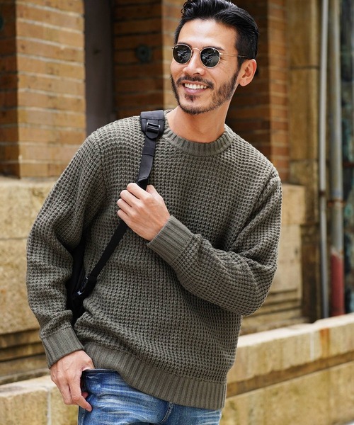 jiggys shop（ジギーズショップ）の「ヘビーウエイトワッフルニット