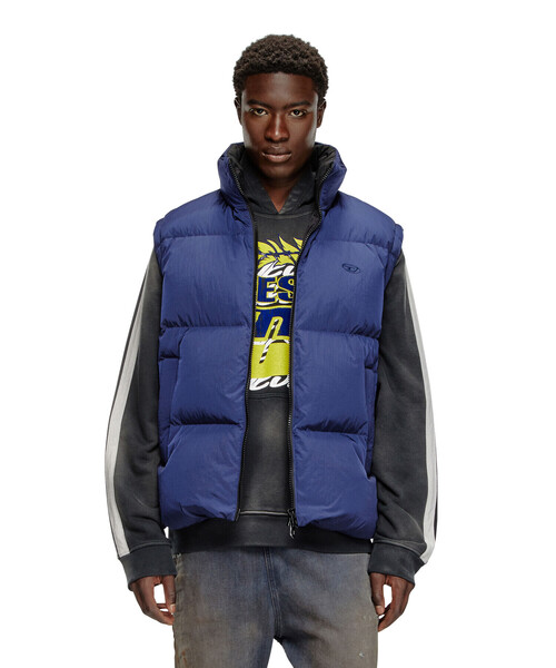 DIESEL（ディーゼル）の「メンズ ダウンジャケット ダウンベスト