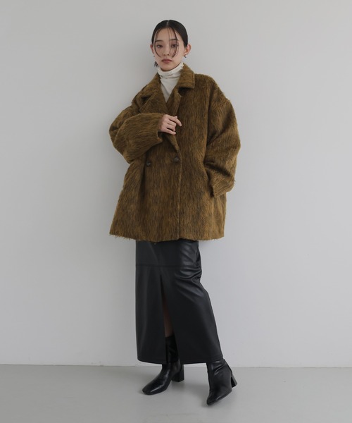 セール】シャギーミドルコート（ピーコート）｜hellam（へラム）の