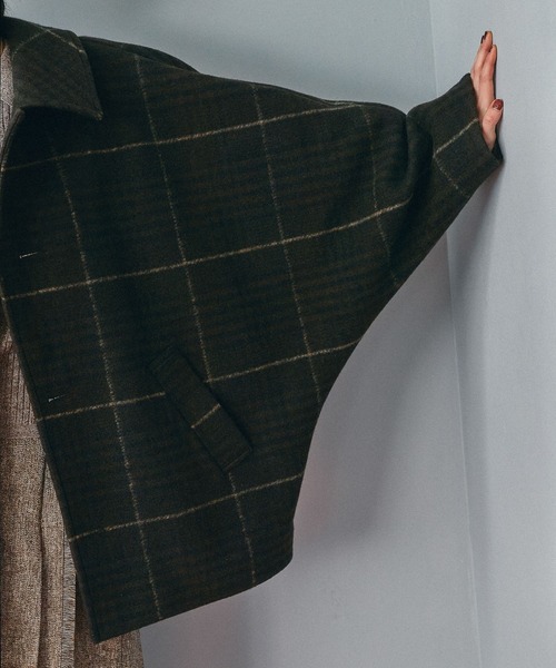 niko and（ニコアンド）の「ライトモッサドルマンジャケットコート