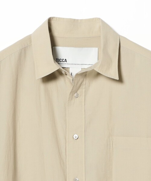 セール】TICCA / コットン スクエア ビッグシャツ（シャツ/ブラウス