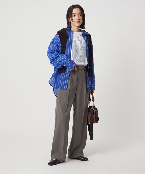 セール】【WEB限定】＜at ease＞オルマイ ワイド パンツ マシン