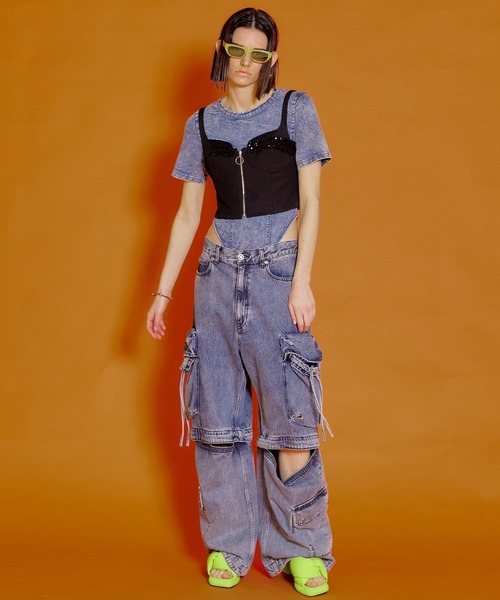 Cotton Stretch Bustier /コットンストレッチビスチェ【MAISON SPECIAL