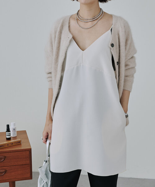 Omekashi（オメカシ）の「レイヤードキャミチュニック（シャツ