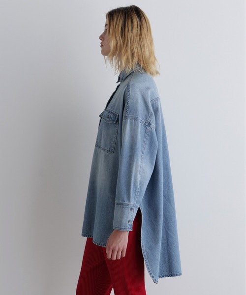 ◇ウォッシュドデニムシャツA（シャツ/ブラウス）｜LE PHIL（ルフィル