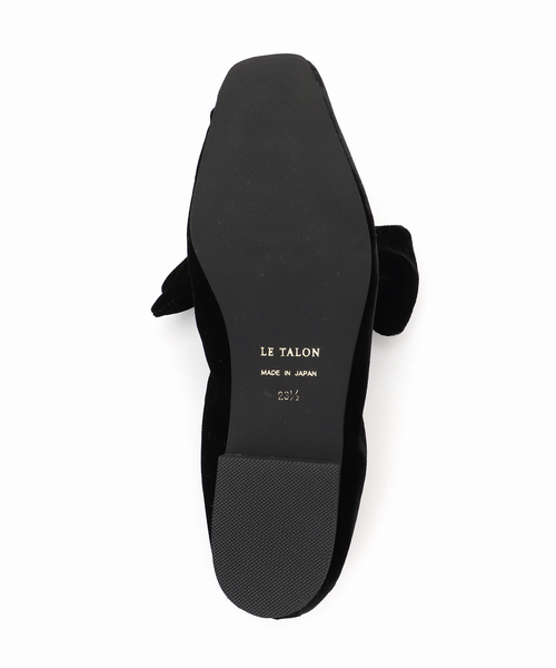 セール】《追加3》スクエアベルベットリボンフラット（その他シューズ