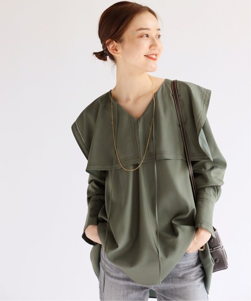 IENA（イエナ）の「ビックカラーブラウス◇（シャツ/ブラウス）」 - WEAR