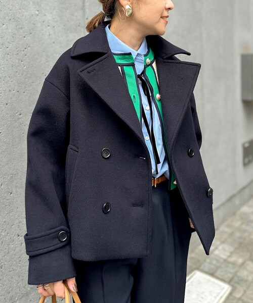 NOLLEY'S（ノーリーズ）の「ウールカシミヤダブルブレストコート