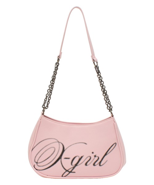 SPRAY SCRIPT LOGO SHOULDER BAG（ショルダーバッグ）｜X-girl
