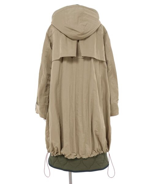 UN3D.（アンスリード）の「キルティングベストレイヤードコート