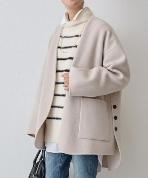 BEARDSLEY（ビアズリー）の「ショートリバーコート（ノーカラーコート