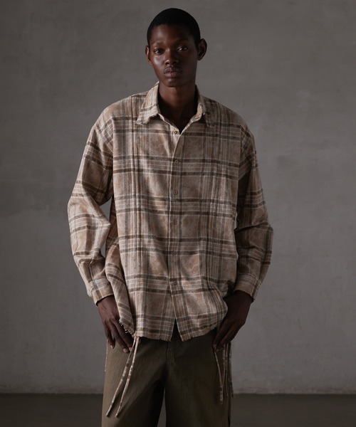 定価24,200円【新品】maturely＊レーヨンブリーチチェックシャツ BEAMS