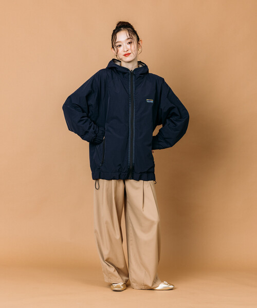 セール】限定展開 リラックスフィット ナイロン フリース リバーシブル