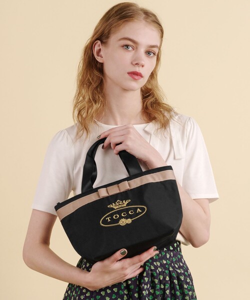 POINT OF RIBBON COOLERBAG クーラーバッグ（ハンドバッグ）｜TOCCA
