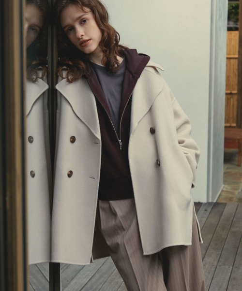 NANO universe（ナノユニバース）の「PURE LAMBS リバーミドルコート