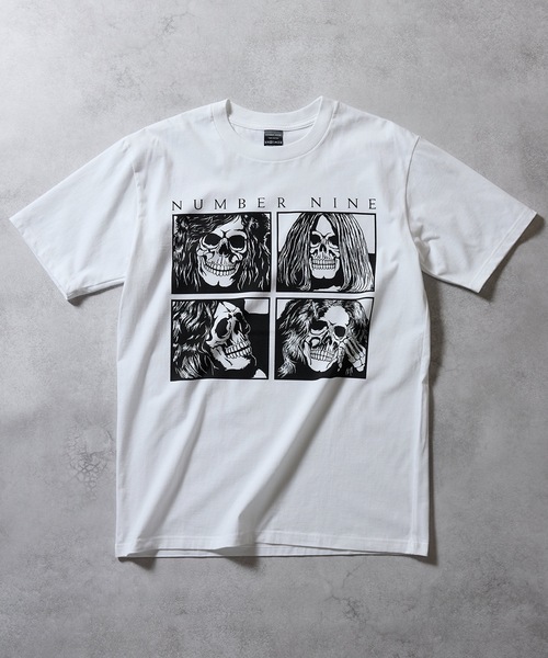 SKULL BOX PANELS T-SHIRT / スカル ボックス パネル プリント Tシャツ