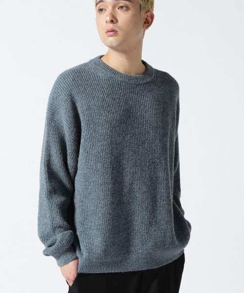 YOKE（ヨーク）の「YOKE/ヨーク/BABY ALPACA RIB SWEATER（ニット