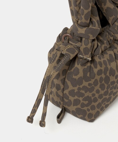 OLEND＞ONA MICRO ソフト ショルダーバッグ 3WAY/レオパード