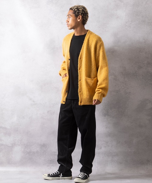 WIDE TAPERED CORDUROY PANTS(WASHED) / テーパード ウォッシュド