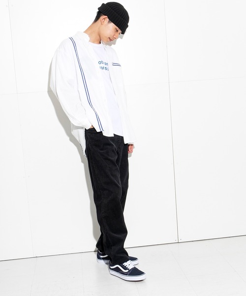 WIDE TAPERED CORDUROY PANTS(WASHED) / テーパード ウォッシュド