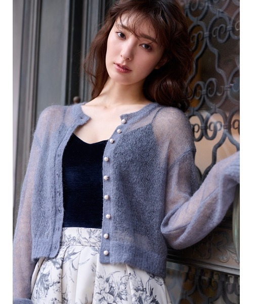 FRAY I.D（フレイアイディー）の「トリアセベロアキャミソール