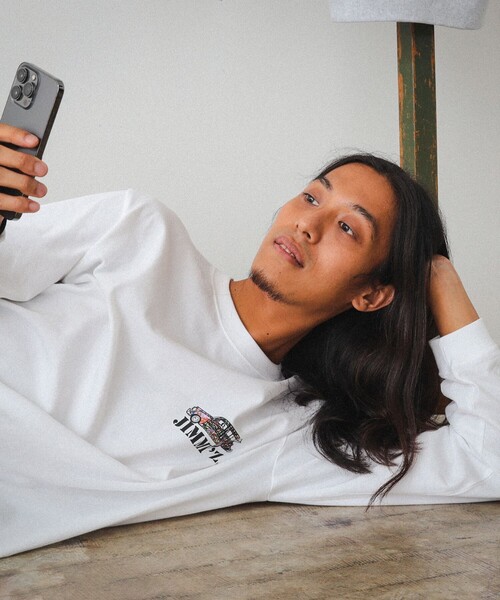 JIMMY'Z（ジミーズ）の「JIMMY'Z × ジミー大西 / Long Sleeve Tee