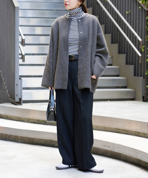 セール】《追加》ダブルフェイスコクーンカーディガン（カーディガン