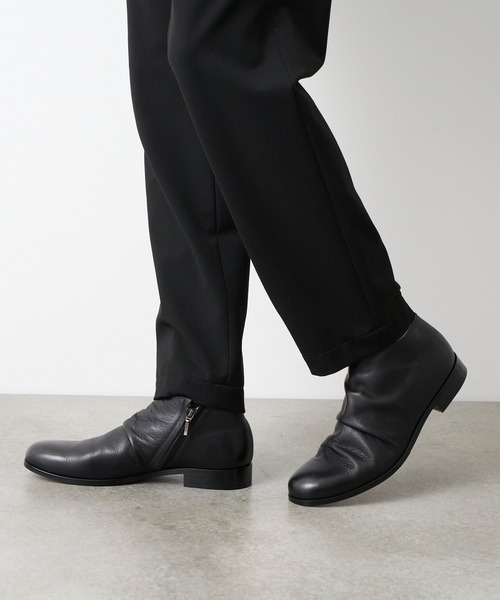 PADRONE パドローネ / SHORT SIDE ZIP BOOTS / サイドジップショート