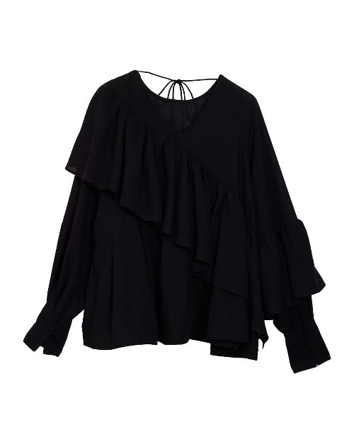 セール】2WAY FRILL BLOUSE（シャツ/ブラウス）｜Ameri（アメリ）の