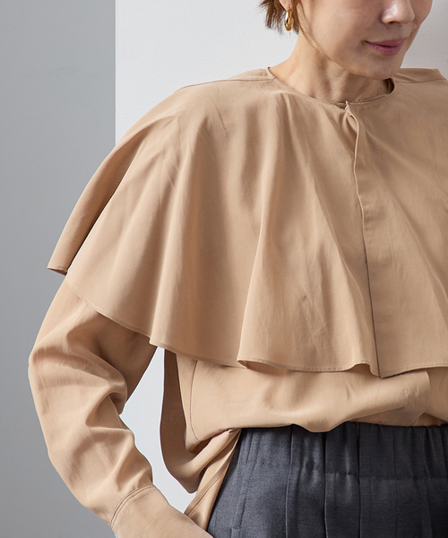セール】ruffle collar ブラウス（シャツ/ブラウス）｜VERMEIL par