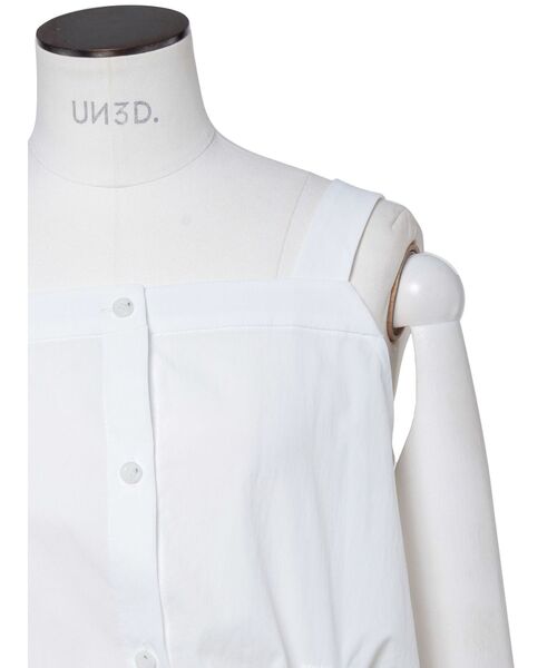 セール】HEM GATHER SH CAMISOLE / ヘムギャザーシャツキャミソール