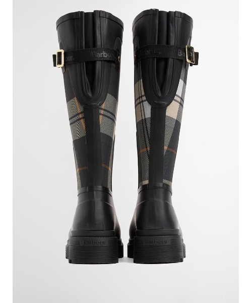 Dena タータンレインブーツ（レディース）（レインシューズ）｜Barbour