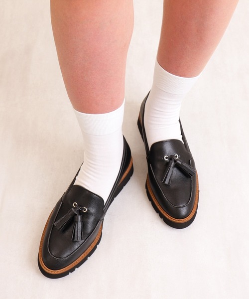軽量厚底タッセルローファー（ローファー）｜artemis by DIANA