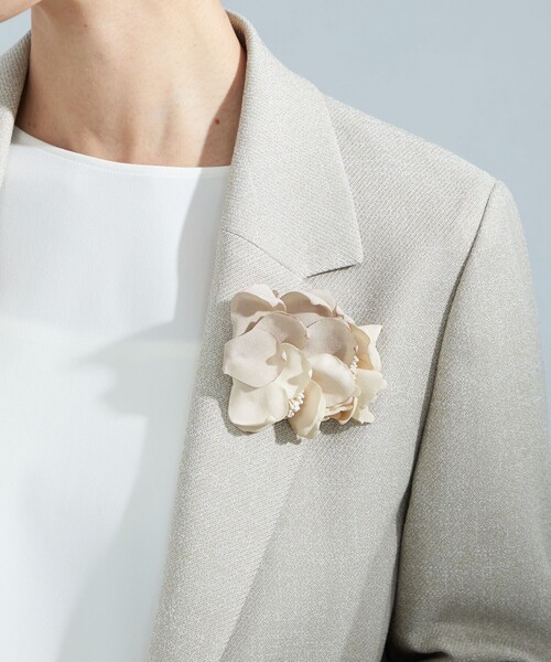 セール】フラワーミックス コサージュ（ブローチ/コサージュ）｜green