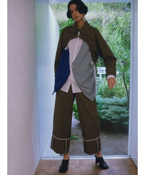 美品 アンスリード サイドカットスクエアミュール 美品 アンスリード