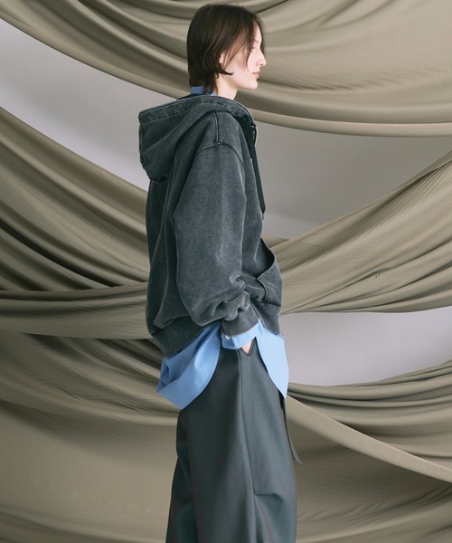 UNISEX》【ONE-MILE WEAR】Prime-Over Fade Zip Hoodie/ワンマイル