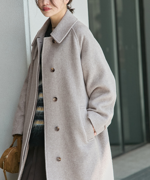 セール】MANTECO Soutien ロングコート（ステンカラーコート