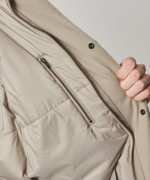 セール】＜Steven Alan＞ ブラッシュド パデッド スタンド コート